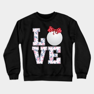 Summer Floral Love Ping Pong Crewneck Sweatshirt